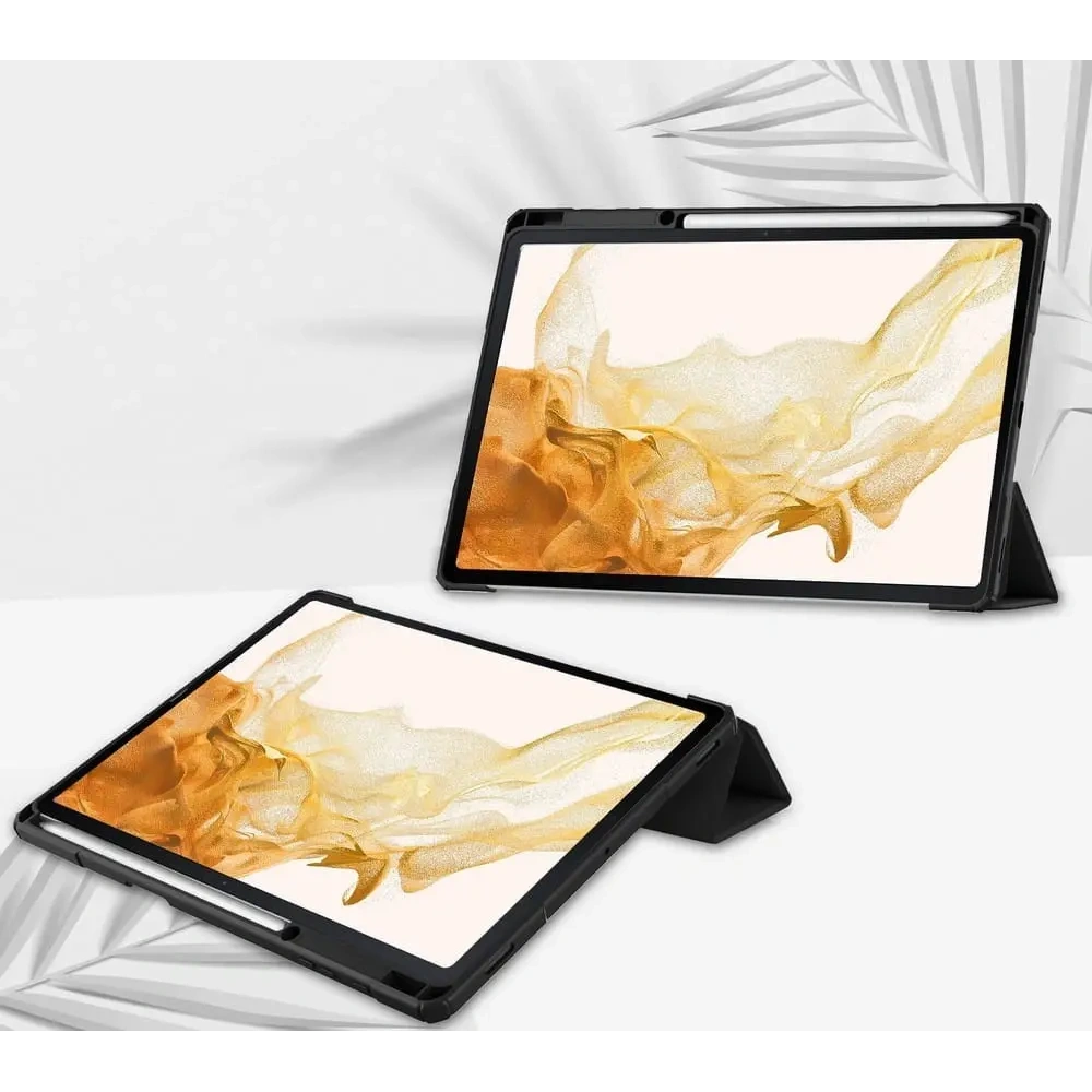 Hurtownia GSM - Bizon tok Tab Átlátszó Matt Samsung Galaxy Tab S8 Plus / S7 Plus / S7 FE fekete - BIZ1789 - {ean13} - Hurt