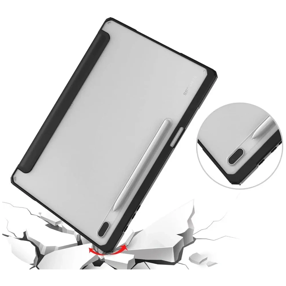 Hurtownia GSM - Bizon Case Tab Clear Matt Samsung Galaxy Tab S8 Plus / S7 Plus / S7 FE schwarz - BIZ1789 - {ean13} - Hurt