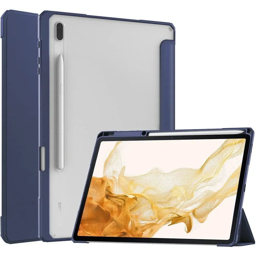 Hurtownia GSM - Bizon Case Tab Clear Matt Samsung Galaxy Tab S8 Plus / S7 Plus / S7 FE marineblau - BIZ1790 - {ean13} - Hurt