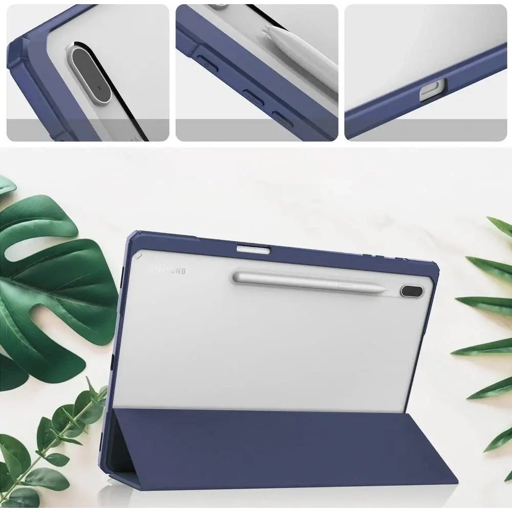 Hurtownia GSM - Bizon Case Tab Clear Matt Samsung Galaxy Tab S8 Plus / S7 Plus / S7 FE marineblau - BIZ1790 - {ean13} - Hurt