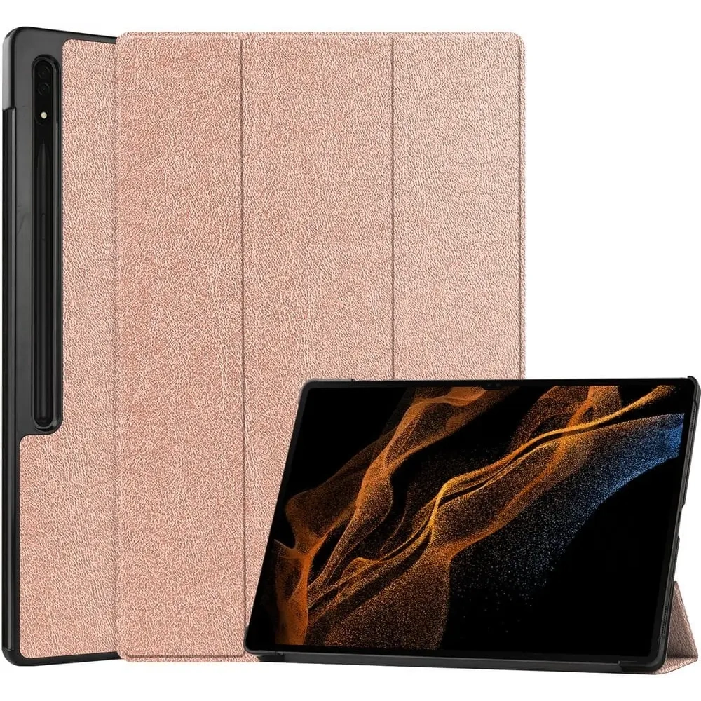 Wholesale Bizon Case Tab Croc Samsung Galaxy Tab S8 Ultra rose gold - BIZ1791 - {ean13} - Hurt