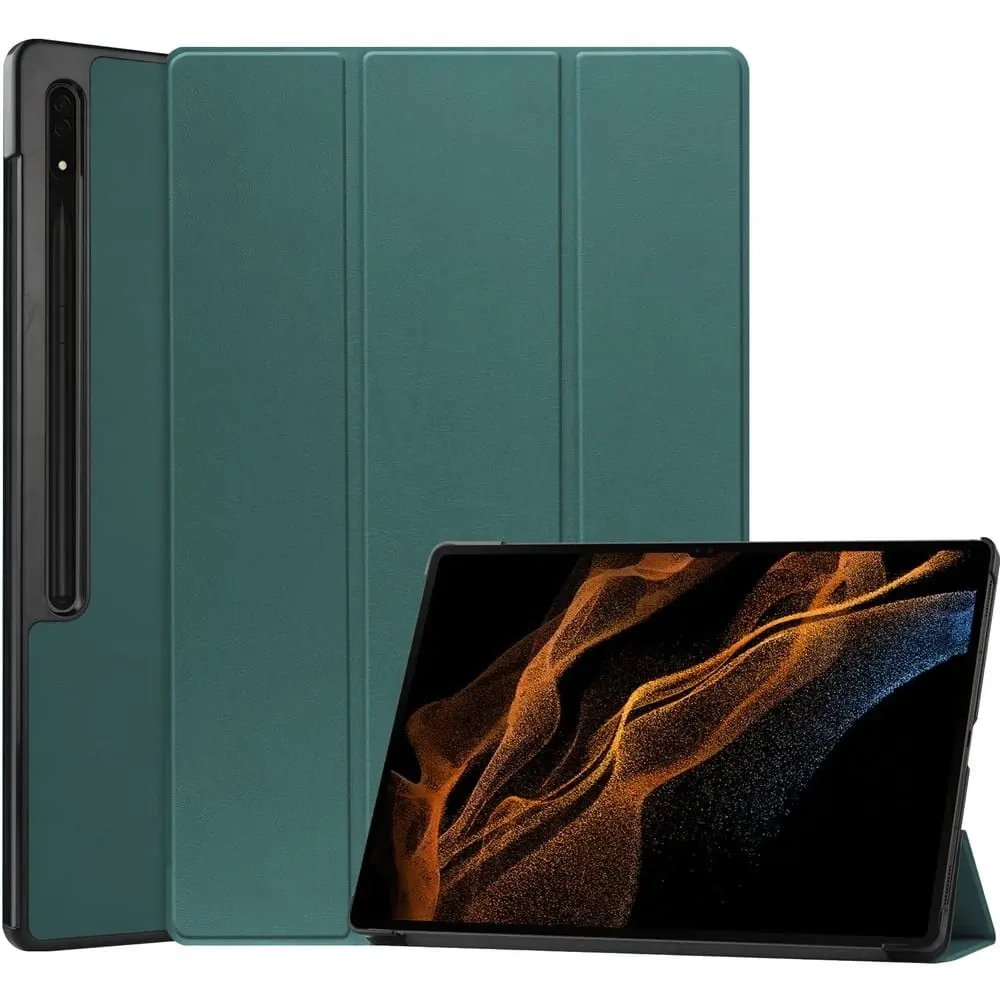 Wholesale Bizon Case Tab Croc Samsung Galaxy Tab S8 Ultra dark green - BIZ1792 - {ean13} - Hurt