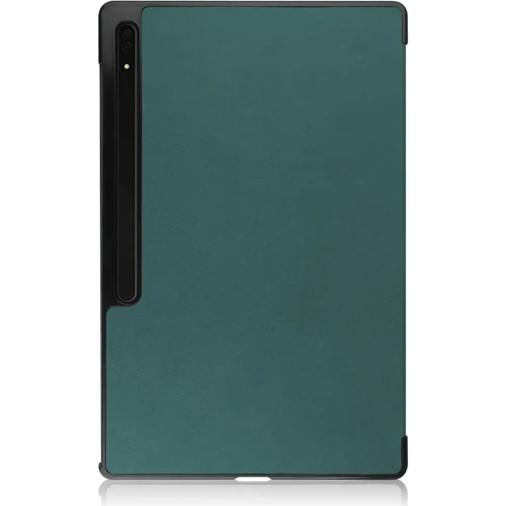 Hurtownia GSM - Etui Bizon Case Tab Croc do Samsung Galaxy Tab S8 Ultra tmavě zelené - BIZ1792 - {ean13} - Hurt