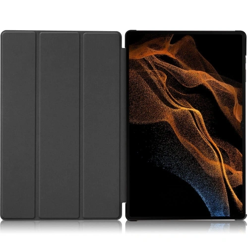 Etui Bizon Case Tab Croc do Samsung Galaxy Tab S8 Ultra ciemnozielone