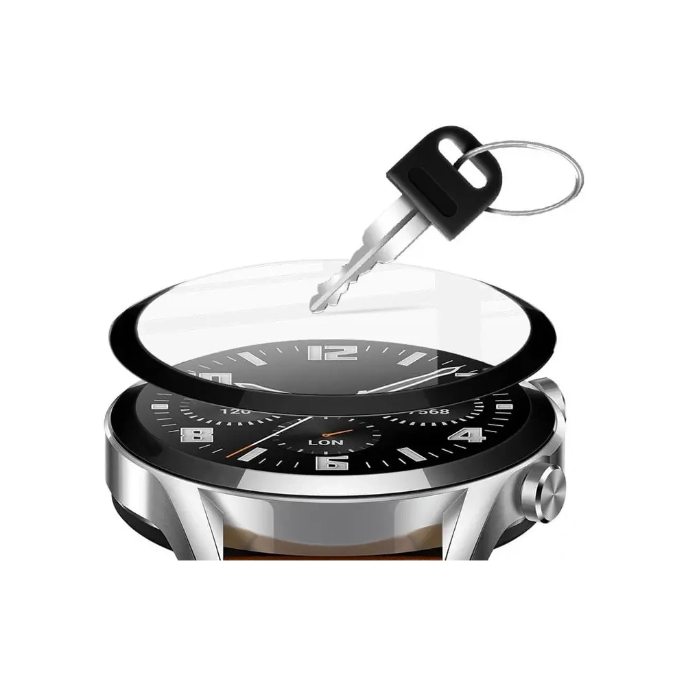 Hurtownia GSM - Sklo hybridní Bizon Glass Edge pro Samsung Galaxy Watch 4 44 mm černé - BIZ1794 - {ean13} - Hurt