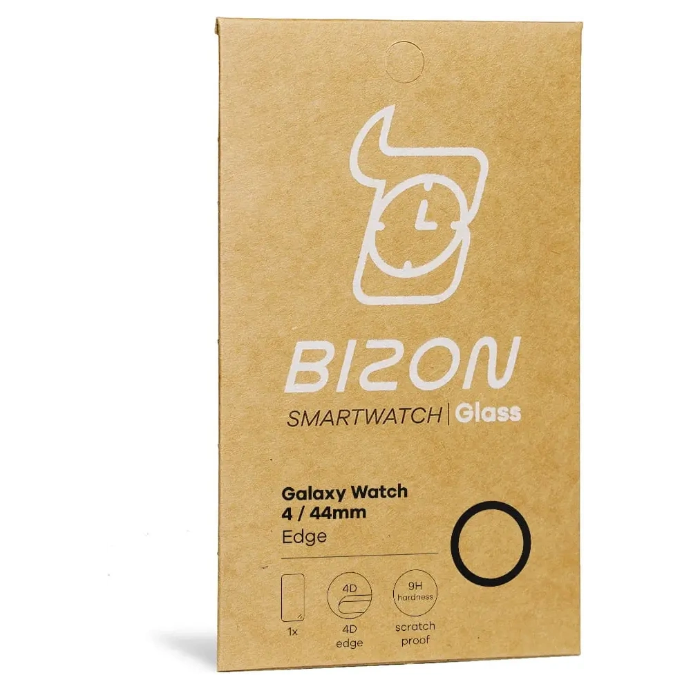 Hurtownia GSM - Sklo hybridní Bizon Glass Edge pro Samsung Galaxy Watch 4 44 mm černé - BIZ1794 - {ean13} - Hurt