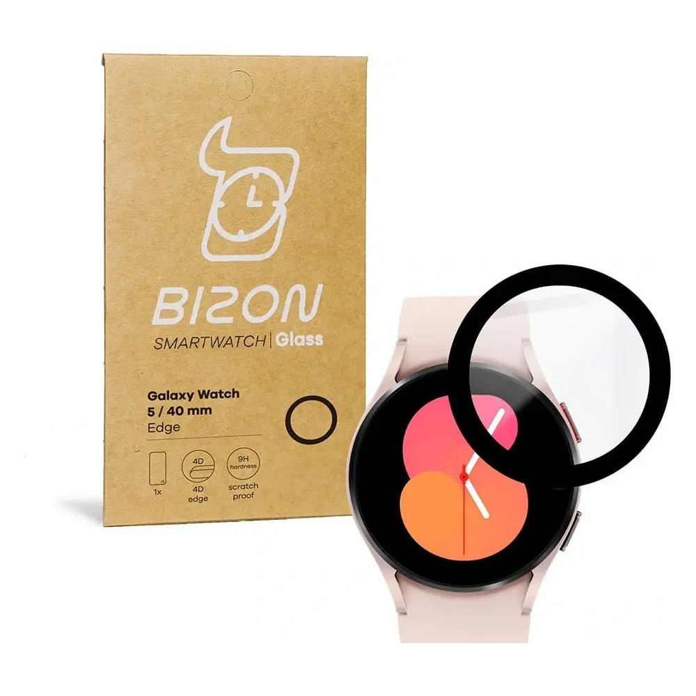 Hurtownia GSM - Bizon Glass Edge Samsung Galaxy Watch 5 / 6 40 mm fekete - BIZ1797 - {ean13} - Hurt
