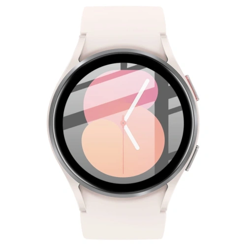 Szkło hybrydowe Bizon Glass Edge do Samsung Galaxy Watch 5 / 6 40 mm czarne