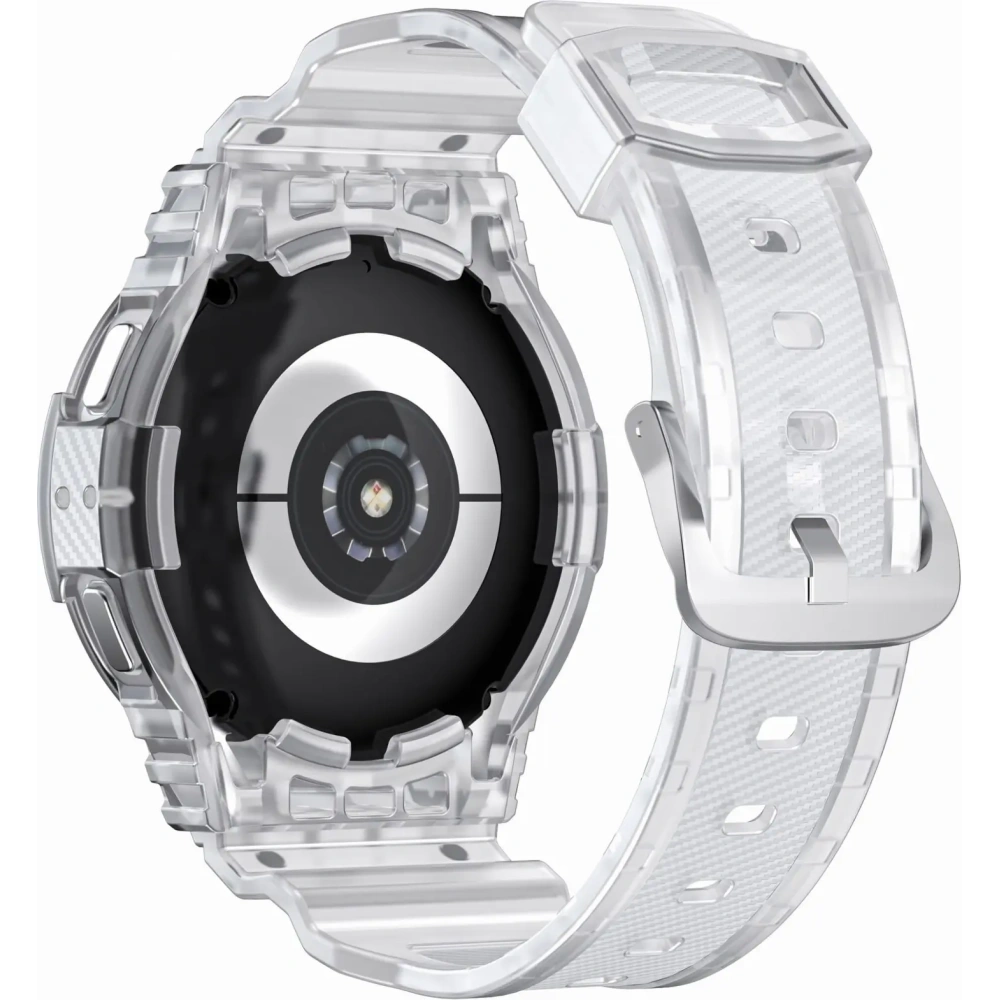 Wholesale Bizon Strap + Case Watch Action Samsung Galaxy Watch 4 / 5 40 mm clear - BIZ1801 - {ean13} - Hurt