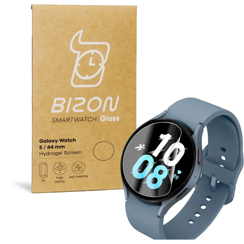 Hurtownia GSM - Folia hydrożelowa na ekran Bizon Glass Hydrogel Samsung Galaxy Watch 5 / 6 44mm [2 PACK] - BIZ1802 - {ean13} - Hurt