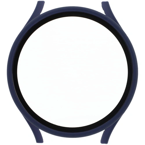 Etui Bizon Case+Glass do Samsung Galaxy Watch 5 44mm niebieskie