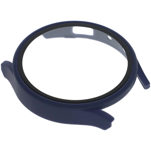 Etui Bizon Case+Glass do Samsung Galaxy Watch 5 44mm niebieskie