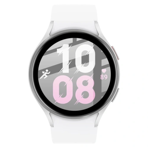 Szkło hybrydowe Bizon Glass Edge do Samsung Galaxy Watch 5 / 6 44 mm czarne