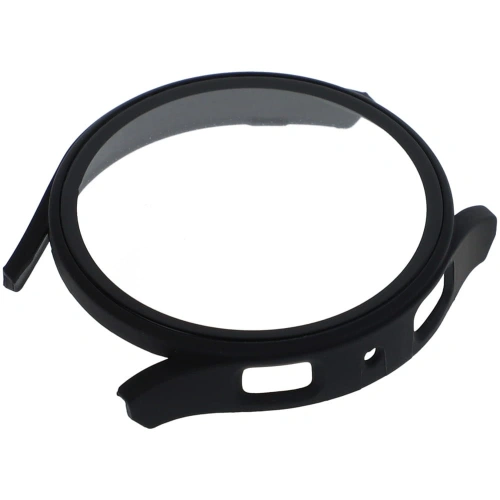 Etui Bizon Case+Glass do Samsung Galaxy Watch 5 44mm czarne