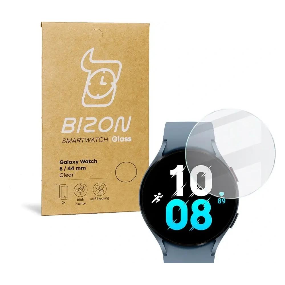 Hurtownia GSM - Szkło hartowane Bizon Glass Clear do Samsung Galaxy Watch 5 / 6 44mm - BIZ1807 - {ean13} - Hurt