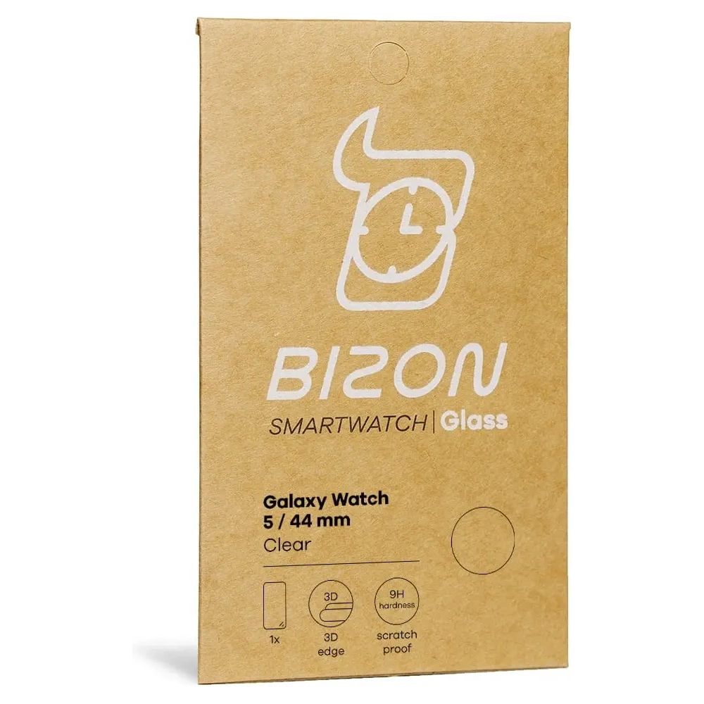 Hurtownia GSM - Szkło hartowane Bizon Glass Clear do Samsung Galaxy Watch 5 / 6 44mm - BIZ1807 - {ean13} - Hurt