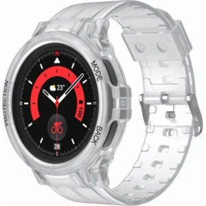 Hurtownia GSM - Etui s páskem Bizon Strap + Case Watch Action Pro pro Samsung Galaxy Watch 5 Pro 45 mm průhledné - BIZ1808 - {ean13} - Hurt