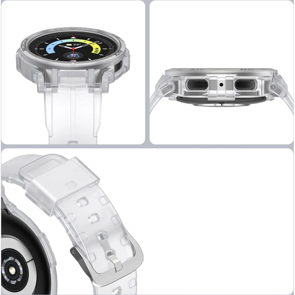 Hurtownia GSM - Bizon Strap + Case Uhr Action Pro Samsung Galaxy Watch 5 Pro 45 mm klar - BIZ1808 - {ean13} - Hurt