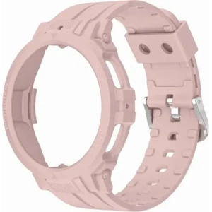Hurtownia GSM - Etui s páskem Bizon Strap + Case Watch Action Pro do Samsung Galaxy Watch 5 Pro 45 mm jasně růžové - BIZ1809 - {ean13} - Hurt