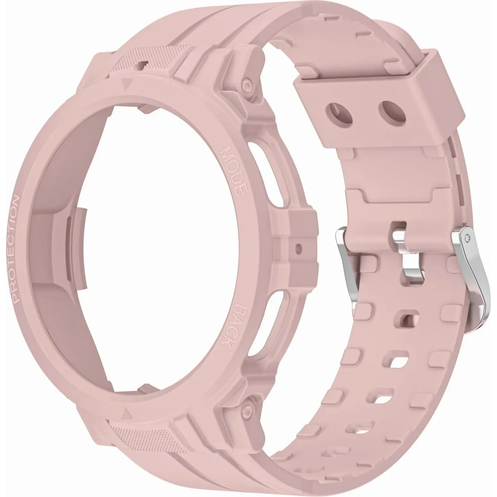 Hurtownia GSM - Etui z paskiem Bizon Strap + Case Watch Action Pro do Samsung Galaxy Watch 5 Pro 45 mm jasnoróżowe - BIZ1809 - {ean13} - Hurt