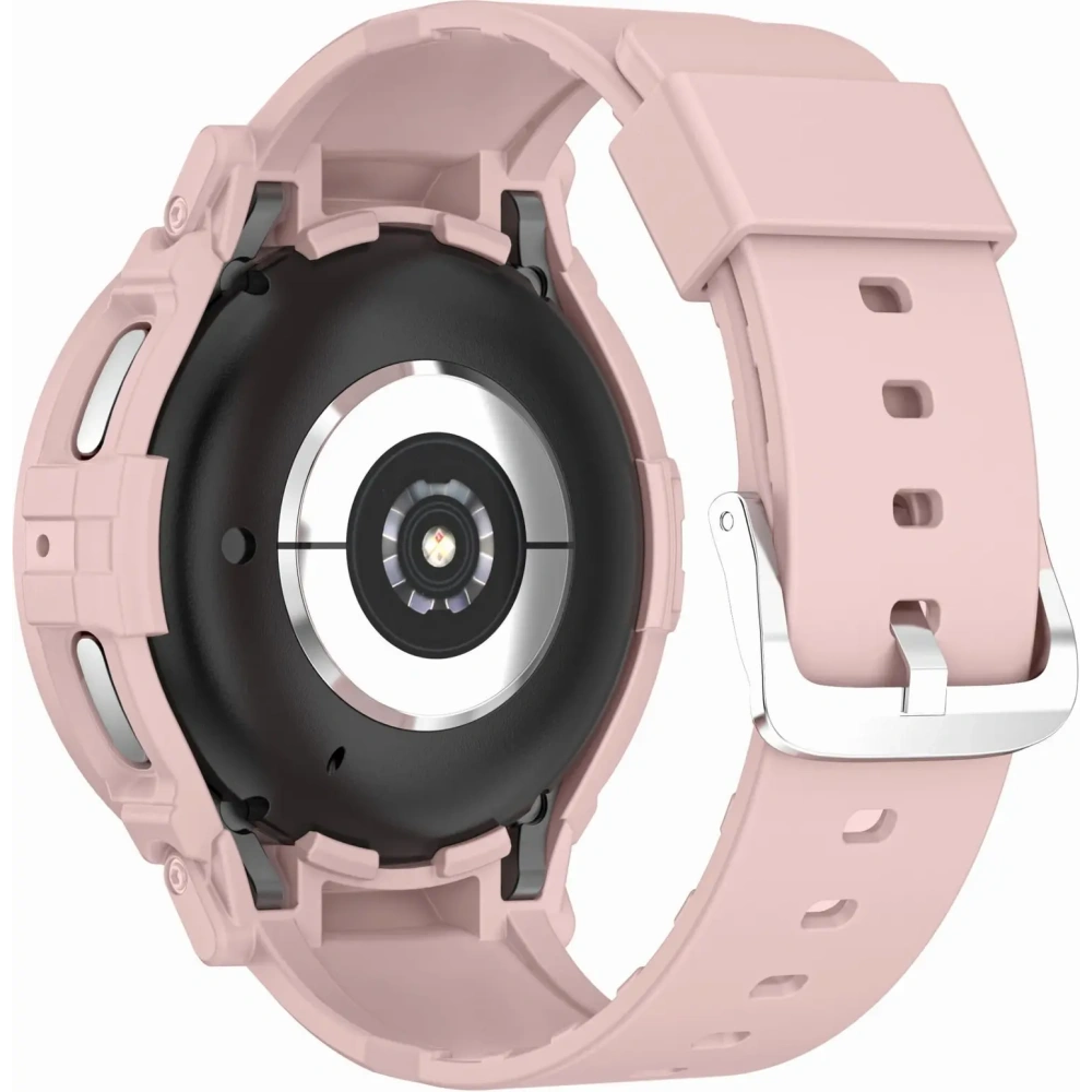 Wholesale Bizon Strap + Case Watch Action Pro Samsung Galaxy Watch 5 Pro 45 mm light pink - BIZ1809 - {ean13} - Hurt