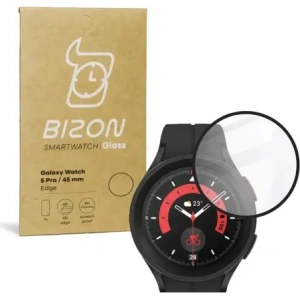 Wholesale Bizon Glass Edge Samsung Galaxy Watch 5 Pro 45 mm black - BIZ1810 - {ean13} - Hurt