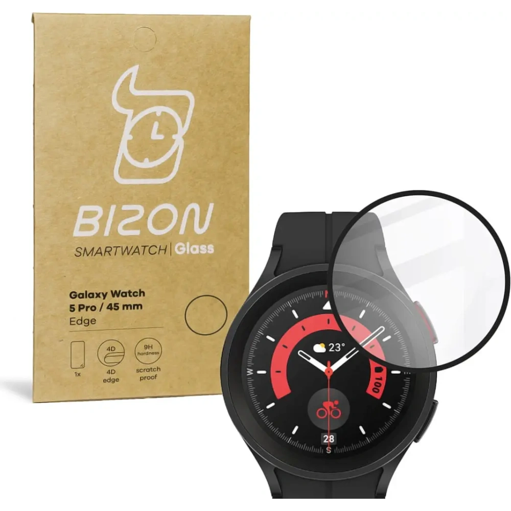 Hurtownia GSM - Bizon Glass Edge Samsung Galaxy Watch 5 Pro 45 mm schwarz - BIZ1810 - {ean13} - Hurt