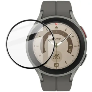 Wholesale Bizon Glass Edge Samsung Galaxy Watch 5 Pro 45 mm black - BIZ1810 - {ean13} - Hurt