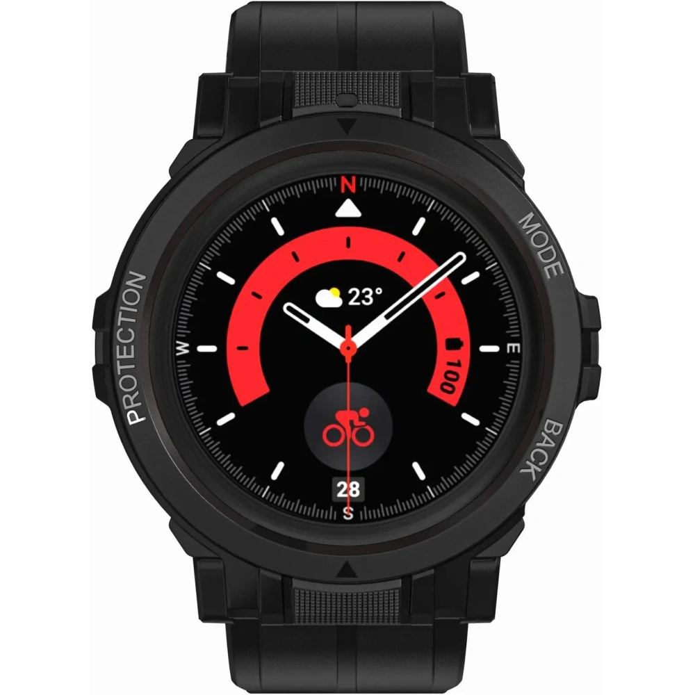Hurtownia GSM - Bizon Strap + Case Uhr Action Pro Samsung Galaxy Watch 5 Pro 45 mm schwarz - BIZ1811 - {ean13} - Hurt