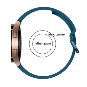 Hurtownia GSM - Bizon szíj óra szilikon Samsung Galaxy óra 20 mm sötét türkiz - BIZ1813 - {ean13} - Hurt