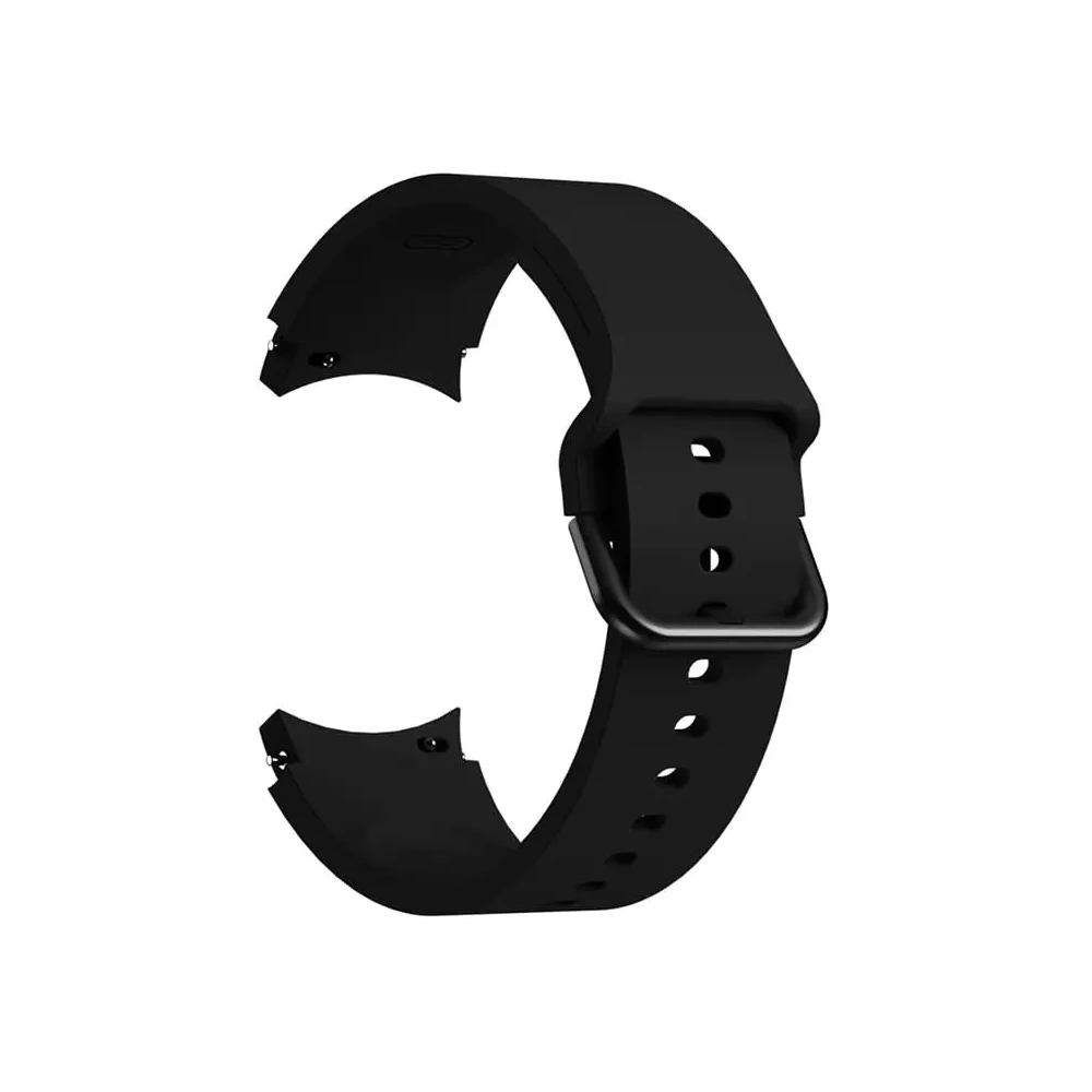 Wholesale Bizon Strap Watch Silicone Samsung Galaxy Watch 20 mm black - BIZ1816 - {ean13} - Hurt