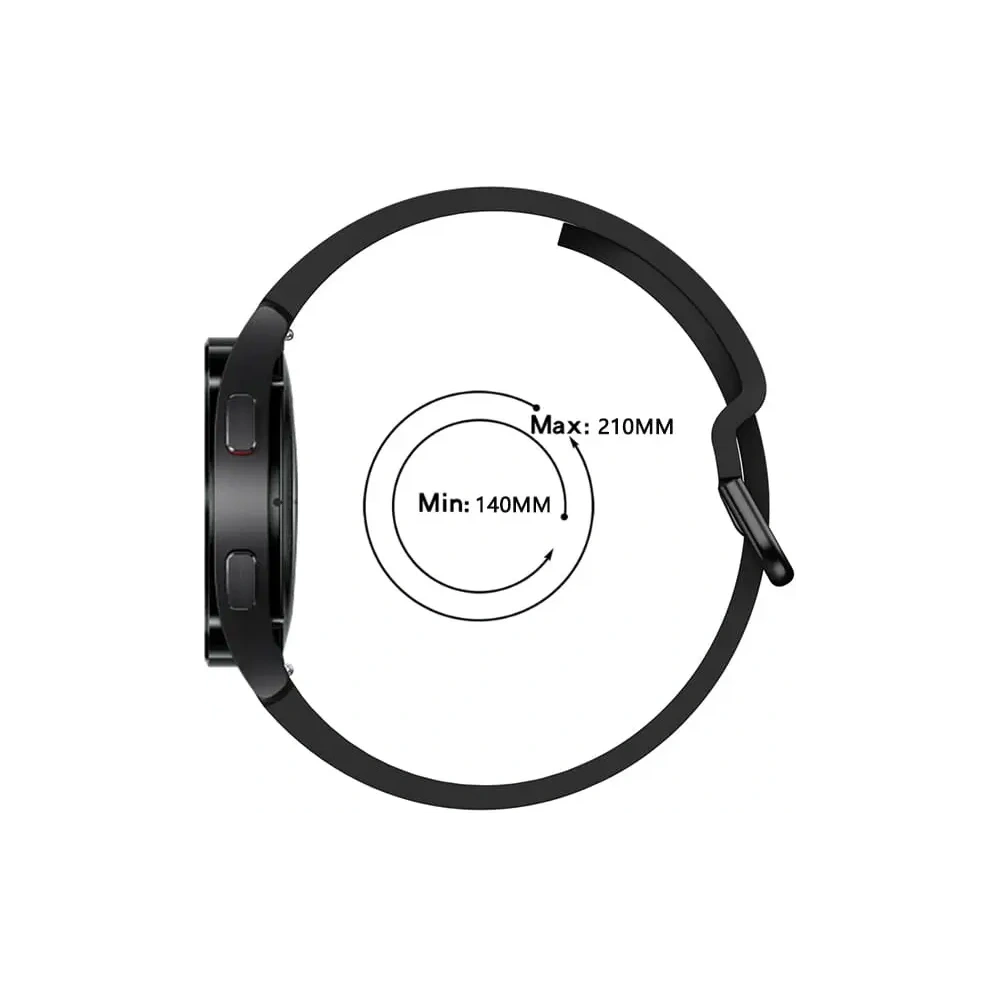 Hurtownia GSM - Bizon Armbanduhr Silikon Samsung Galaxy Uhr 20 mm schwarz - BIZ1816 - {ean13} - Hurt