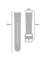 Hurtownia GSM - Pasek Bizon Strap Watch Silicone do Samsung Galaxy Watch 20 mm jasnoszary - BIZ1818 - {ean13} - Hurt