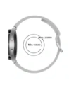 Hurtownia GSM - Pasek Bizon Strap Watch Silicone do Samsung Galaxy Watch 20 mm jasnoszary - BIZ1818 - {ean13} - Hurt