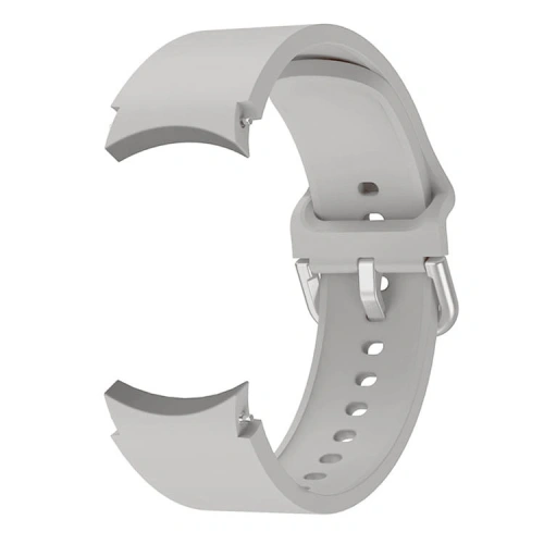 Pasek Bizon Strap Watch Silicone do Samsung Galaxy Watch 20 mm jasnoszary