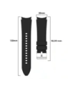 Hurtownia GSM - Pasek Bizon Strap Watch Silicone Pro do Samsung Galaxy Watch 20 mm czarny - BIZ1819 - {ean13} - Hurt