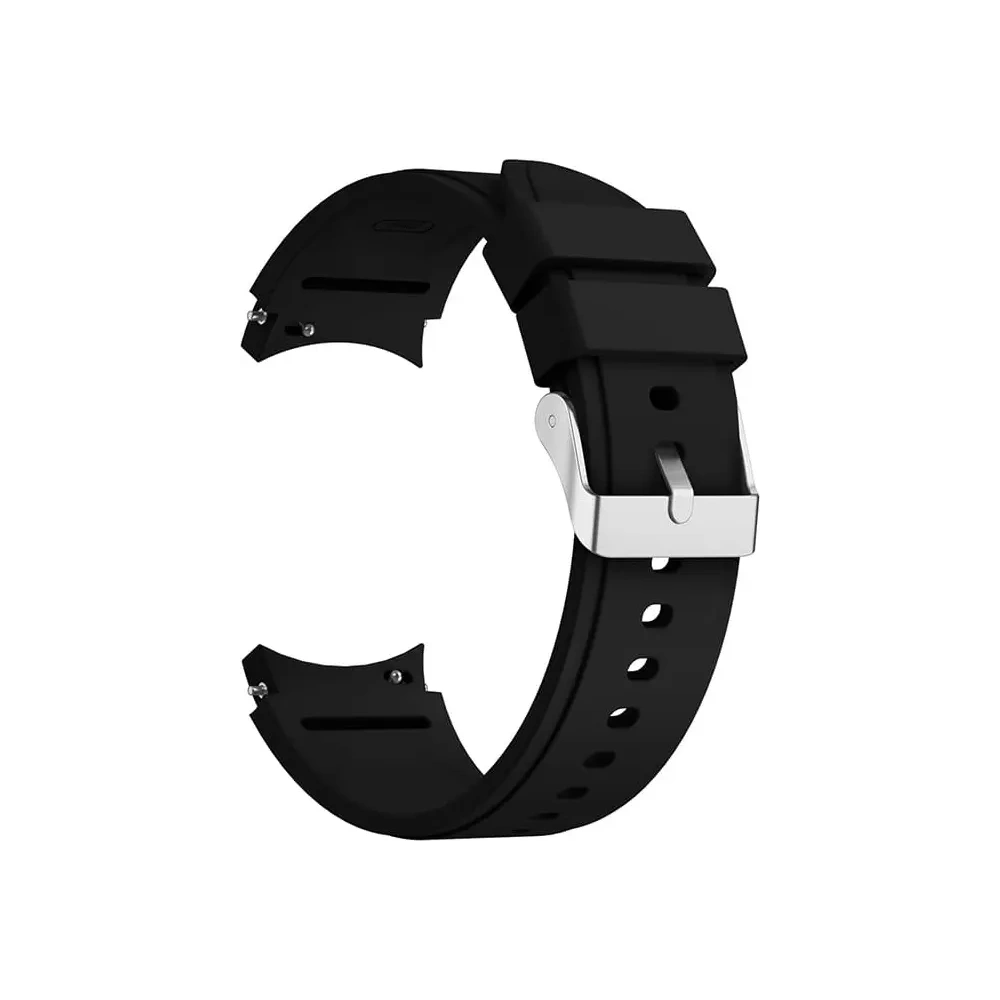 Hurtownia GSM - Pasek Bizon Strap Watch Silicone Pro do Samsung Galaxy Watch 20 mm czarny - BIZ1819 - {ean13} - Hurt