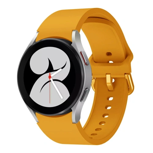 Pasek Bizon Strap Watch Silicone do Samsung Galaxy Watch 20 mm marchewkowy