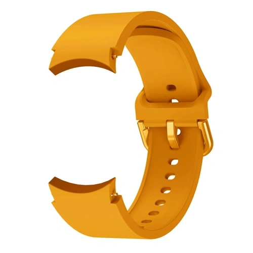 Pasek Bizon Strap Watch Silicone do Samsung Galaxy Watch 20 mm marchewkowy