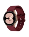 Bizon Strap Watch Silicone Samsung Galaxy Watch 20 mm burgunderrot