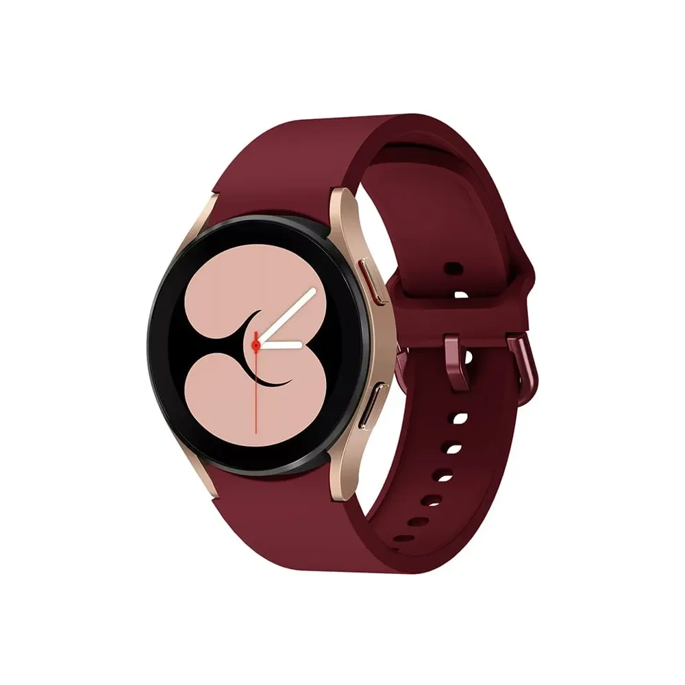 Hurtownia GSM - Pasek Bizon Strap Watch Silicone do Samsung Galaxy Watch 20 mm burgundowy - BIZ1821 - {ean13} - Hurt