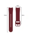 Hurtownia GSM - Pasek Bizon Strap Watch Silicone do Samsung Galaxy Watch 20 mm burgundowy - BIZ1821 - {ean13} - Hurt