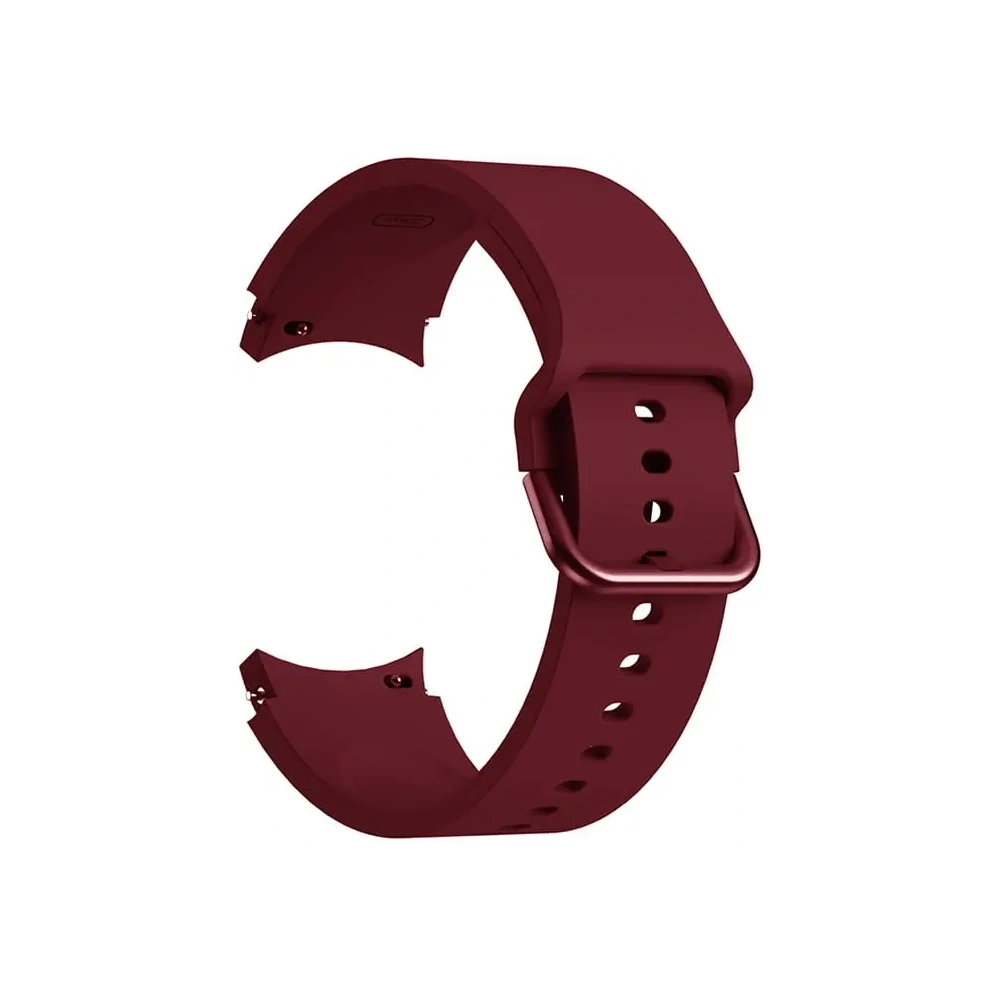 Hurtownia GSM - Pasek Bizon Strap Watch Silicone do Samsung Galaxy Watch 20 mm burgundowy - BIZ1821 - {ean13} - Hurt