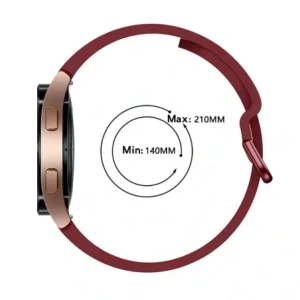 Hurtownia GSM - Bizon Strap Watch Silicone Samsung Galaxy Watch 20 mm burgunderrot - BIZ1821 - {ean13} - Hurt