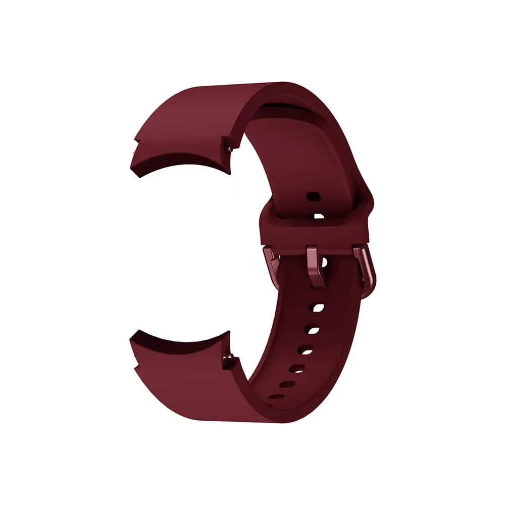 Hurtownia GSM - Bizon pántos óra szilikon Samsung Galaxy Watch 20 mm bordó - BIZ1821 - {ean13} - Hurt