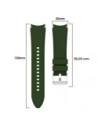 Hurtownia GSM - Pasek Bizon Strap Watch Silicone Pro do Samsung Galaxy Watch 20 mm zelený - BIZ1822 - {ean13} - Hurt