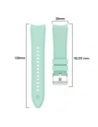 Hurtownia GSM - Bizon Strap Watch Silicone Pro Samsung Galaxy Watch 20 mm türkiz - BIZ1823 - {ean13} - Hurt