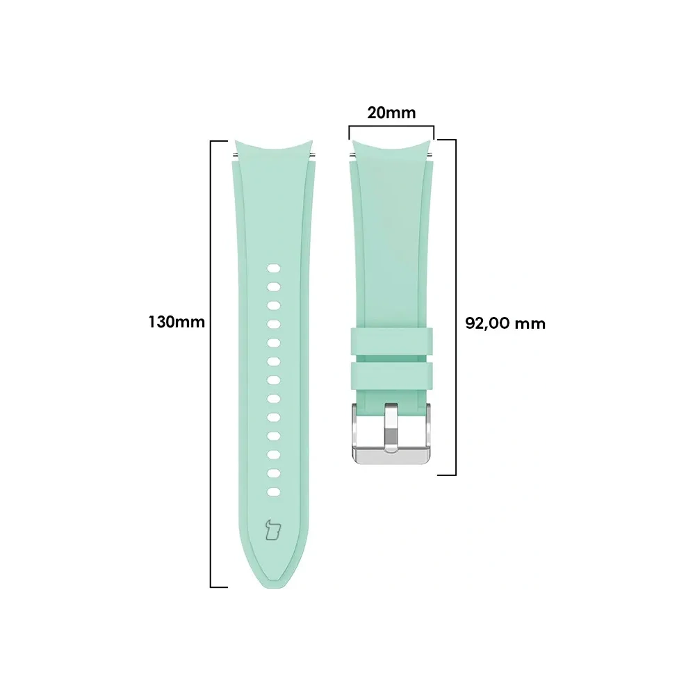 Hurtownia GSM - Bizon Strap Watch Silicone Pro Samsung Galaxy Watch 20 mm türkiz - BIZ1823 - {ean13} - Hurt