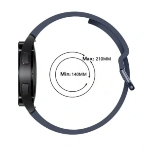 Hurtownia GSM - Bizon strapás óra szilikon Samsung Galaxy Watch 20 mm sötétkék - BIZ1824 - {ean13} - Hurt