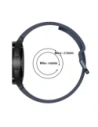 Hurtownia GSM - Bizon strapás óra szilikon Samsung Galaxy Watch 20 mm sötétkék - BIZ1824 - {ean13} - Hurt